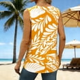 thumbnail image 3 of Camisa Impresa Casual sin Mangas con Cuello en V para el Desgaste de Primavera Y Verano, Tela Transpirable Suave Y Cómoda, Versátil Todos los Días, 3 of 8