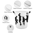 thumbnail image 4 of Basketball Sports Print Foldable Laundry Basket for Clothes Storage Hamper, 4 of 8