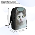 thumbnail image 4 of Balery Funny Cat Mochila - Mochila Estilosa y Duradera para Laptop de 15 Pulgadas con Tela Oxford Impermeable, 4 of 8