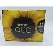 Garnier Olia Oil Powered Permanent Haircolor, Medium Golden Brown 5.3 - 1 Kit
