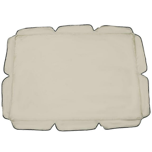 Waterproof Garden Swing Cover Hammock Tent Dust Proof Cover Swing Cover Portable Sunshade Cover for Outdoor Home - 190x132cm (Beige)