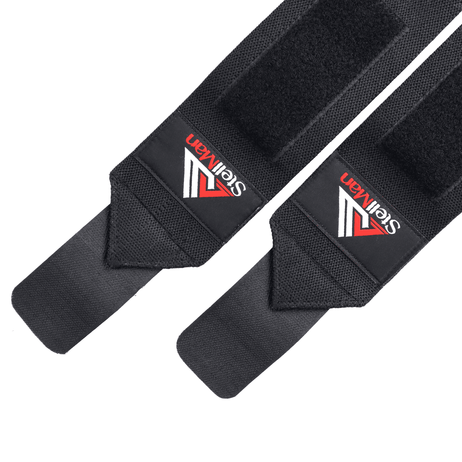 StellMan Wrist Wraps for Weightlifting Gym Training Powerlifting Wrist Support Black