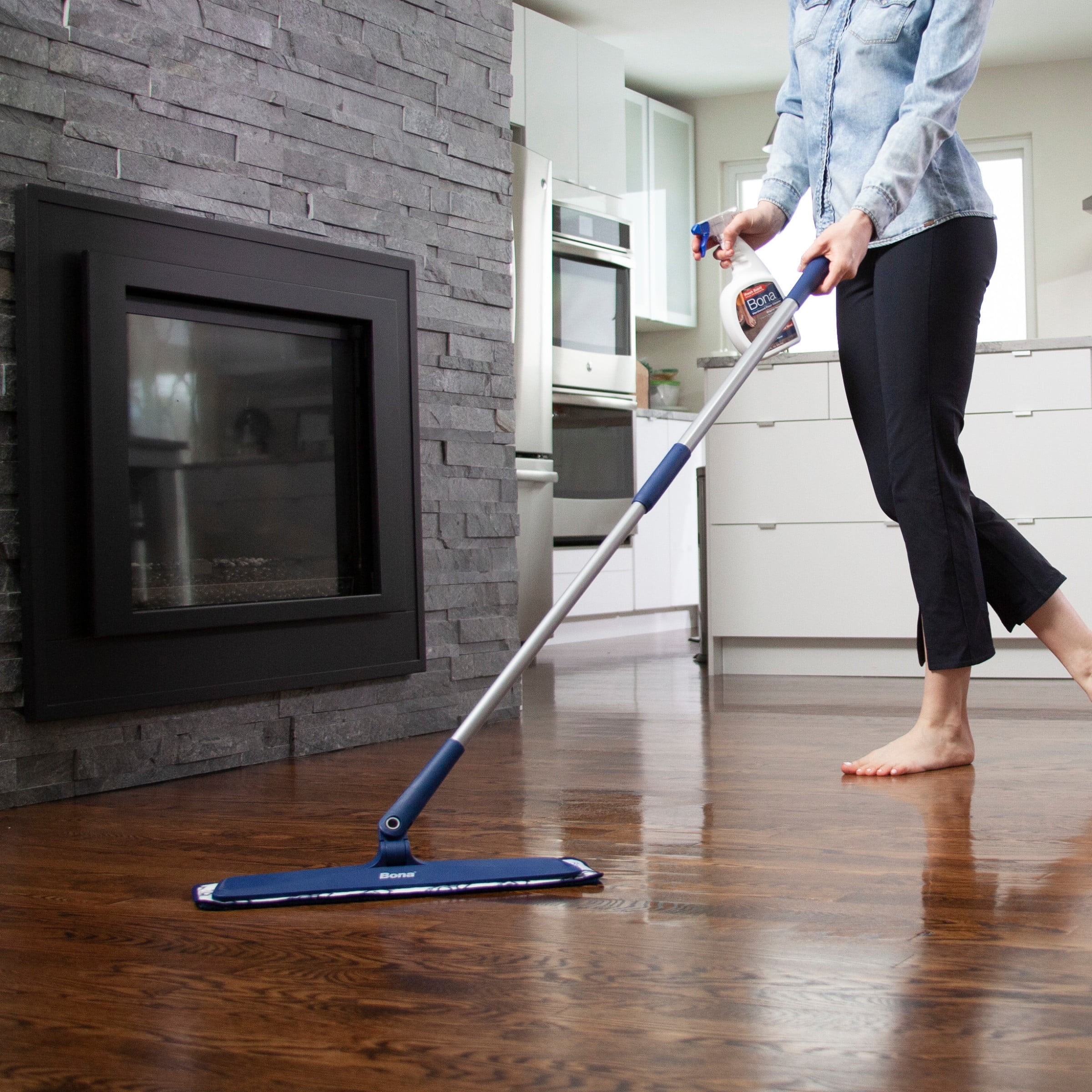 Spray Mop for Hardwood Floor Cleaning Professional - M - Bed Bath