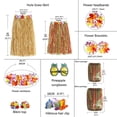 thumbnail image 4 of Sonducket Conjunto de de hierba hawaiana, faldas largas, decoración de vestido, suministros para fiestas, vestido de baile, accesorio de disfraz Prendas para la parte inferior del cuerpo Tipo 13 Sonducket AP007833-13, 4 of 6