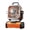 Orange, variant on HWRETIE Outdoor Camping Portable USB Shaking Head Refrigeration Air Conditioner Fan Long Tent Car Cooling Fan Rechargeable