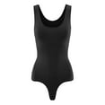 thumbnail image 6 of LELINTA Women Waist Trainer Shapewear Tummy Control Body Shaper Sexy V-Neck Slim Bodysuit Tops Corset, Black, 6 of 8
