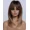 Ombre Brown, variant on RightOn Dark Brown Wigs for Women Black Brown Wigs with Bangs Shoulder-Length Layered Synthetic Wigs with Wig Cap