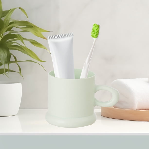 Taza para Enjuague Bucal, Taza para Cepillarse Los Dientes En Casa, Taza Práctica para Lavarse Los Dientes, Taza para Cepillarse Los Dientes En Pareja, Taza para Pasta de Dientes de Viaje