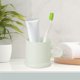thumbnail image 2 of Vaso de enjuague bucal | Taza de enjuague para cepillo de dientes de viaje | Mango antideslizante | Plástico de grado alimenticio | Vaso de cepillado portátil | Duradero y fácil de limpiar |, 2 of 7