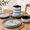 Modern-Gray White-Service for 4 (12 Pcs), variant on Ceramic Dinnerware Sets For 4 12-porcelain Plates And Set