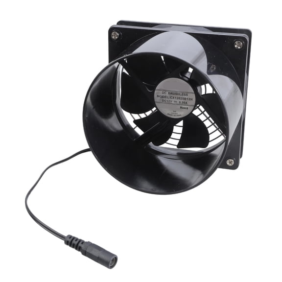 12V Solar Powered Exhaust Fan Efficient Cooling for Attics Greenhouses Recreational Vehicle with Panel and ABS Material