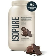 Isopure Low Carb 100% Pure Whey Isolate Protein Powder, Lactose Free, Gluten Free, With Vitamins, Chocolate, 25g Protein Per Serving, 3 Lbs, 42 Servings (Packaging May Vary)