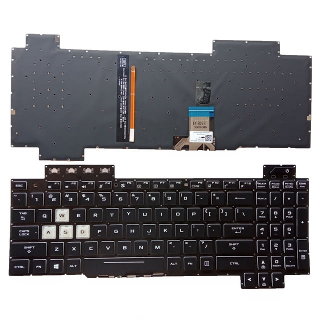 US Keyboard Backlit For ASUS TUF Gaming FX505D FX505DY FX505DT FX505DU White RGB backlit