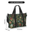 thumbnail image 2 of Rocae Red Leaves for Travel Shoulder Bag Top Handle Handbag with Yoga Mat Buckle for Gym, Work, Travel, 2 of 7