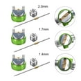 thumbnail image 4 of Automobile Paint Spray Gun 0.8/1.0/1.4/1.7/2.0mm Nozzle Spray Gun High Atomization Finish Paint Spray Gun ,Durable Build, 4 of 6