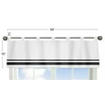 thumbnail image 3 of White and Black HotelÂ&nbsp;Modern Window Valance by Sweet Jojo Designs, 3 of 5
