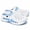 White & Blue, variant on 3D Cloud Clogs – EVA Breathable Sandals for Men Women Garden Beach Pool Use