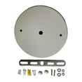 thumbnail image 1 of S SERENABLE Canopy Kit DIY Project Iron for Hanging Lamp Replacement Ceiling Cover Plate White Dia 15cm, 1 of 9