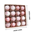 thumbnail image 2 of Tahtuvzn School Christmas Balls 16-Pack of Holiday Wedding for Party Tree Ornaments, 2 of 4