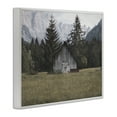 thumbnail image 4 of Stupell Industries Rustic Cabin Landscape Landscape Painting White Framed Art Print Wall Art, 30 x 24, 4 of 10