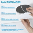 thumbnail image 7 of TORCHSTAR 12-Pack 6" Gimbal LED Recessed Light with J-Box Dimmable Air Tight, 2700K/3000K/3500K/4000K/5000K 5 Color Temperature Selectable, 7 of 7
