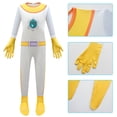 thumbnail image 7 of Rongking Girls Princess Costume Bodysuit Halloween Cosplay Jumpsuit w/Scarf for 3-9Y, 7 of 7