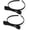 Black, variant on 2 count Black Bow Headbands for Women Cute Hair Bow Knotted Hair Hoop World Book Day Party Costume Accessories