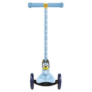 Bluey Ride-N-Glide Buddies 3D Toddler Scooter, 3 Wheel Kick Scooter for Kids Ages 3+, Blue