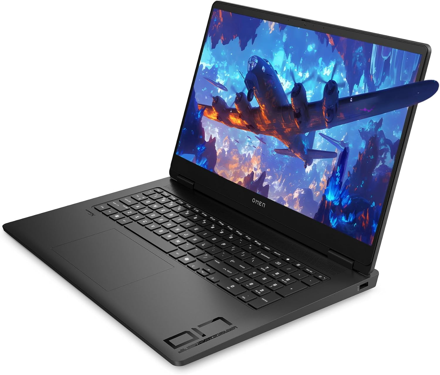 HP OMEN 17 Gaming Laptop, AMD Ryzen AI 7-350, 32 GB DDR5 RAM, 1 TB PCIe SSD, 17.3" QHD (2560x1440)240Hz, Nvidia G-Force RTX 5070, 1-zone Backlit Keyboard, W11 Home, Shadow Black+Traix MousePad