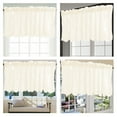 thumbnail image 3 of Maoww Lace Cafe Kitchen Ruffle Window Drape Valance Semi Transparent Voile Curtains Window Treatment, 3 of 8