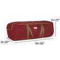thumbnail image 2 of Covermates Keepsakes - Storage Duffel Bag - Heavy Duty Polyester - Reinforced Handles - Closet Storage, Red, 2 of 8