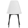 thumbnail image 3 of vidaXL Dining Chair Set of 2 White Polypropylene Standard Ergonomic, 3 of 6