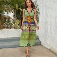 thumbnail image 5 of Vestido Largo Sin Mangas Para Mujer, Bohemian Pattern Traje Informal Para Cumpleaños, Verano, 5 of 5