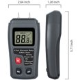 thumbnail image 2 of Portátil Medidor de humedad de madera, probador de humedad LCD para madera, detector de humedad para leña, papel, medición de humedad, 2 of 4