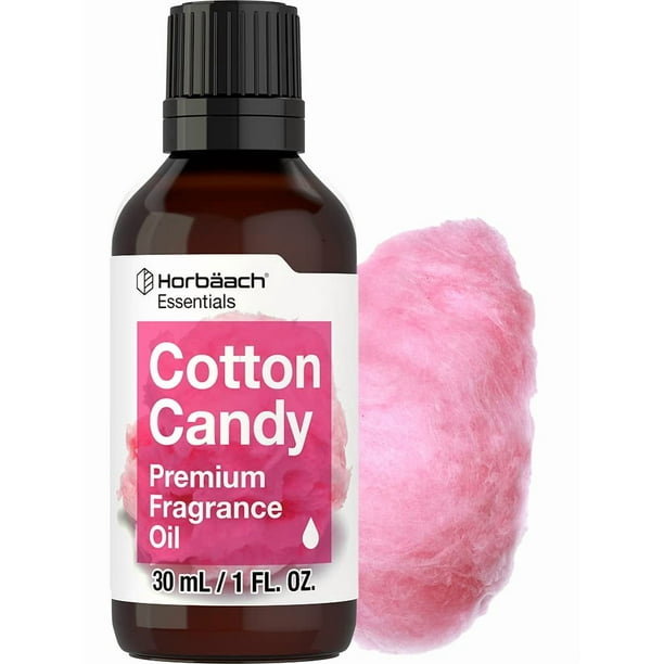 Aceite aromático Horbäach Cotton Candy 30 ml para difusores, vela