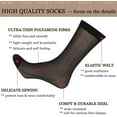 thumbnail image 2 of CAILDANL 10 Pairs Mens Ultra Thin Dress Socks Silk Sheer Business Socks Soft Nylon Work Trouser Sox Mid Calf, 2 of 7