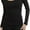 Black, variant on ToBeInStyle Women's Crisscross-back Long Sleeve Top