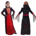 thumbnail image 2 of CONZONE Halloween Outfit For Girls Hallowmas Dress Dress Up Clothes For Kids Trendy Festival Stage Party Outfits Size 9-12 Years Watermelon Red, 2 of 5