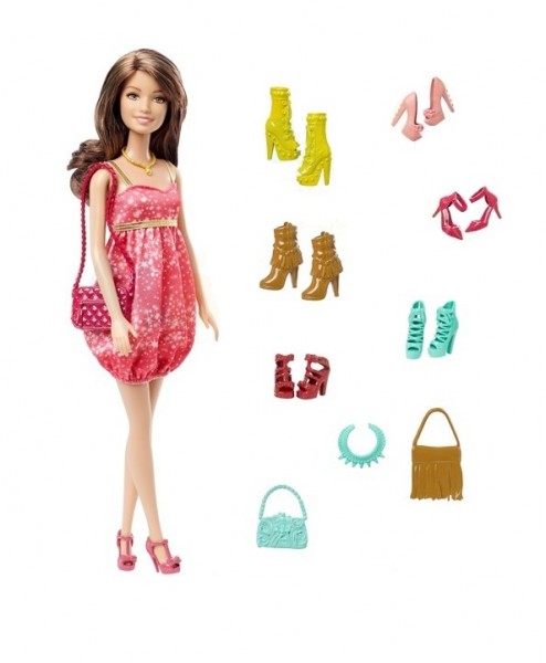 barbie dolls shoes and bag accessory set