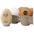 thumbnail image 1 of Stop Sign Egg Chicken Rubber Stamp - Mini 1/2 Inch, 1 of 7