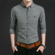 thumbnail image 2 of Camisa de vestir para hombre, camisas formales de oficina a cuadros para hombre, camisas de negocios de algodón a la moda 2024, oferta, estilo coreano, corte ajustado, trendyol genial, 2 of 4
