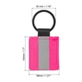 thumbnail image 2 of Uxcell Reflective Keychain Tags Reflective Zipper Pull Nylon Keychain High Visibility Pink, 2 of 7
