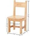 Pure Wood Solid Wood Children Chair for Kids, Kindergarten and Kids