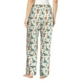 thumbnail image 3 of Xecao Summer Dinosaur Women's Straight Lounge Pajama Pants: The Epitome of Relaxed Sleepwear, 3 of 9