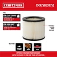 thumbnail image 2 of Filtro de vacío Craftsman CMXZVBE38752 para montaje en pared Shop-Vac, 2 of 7