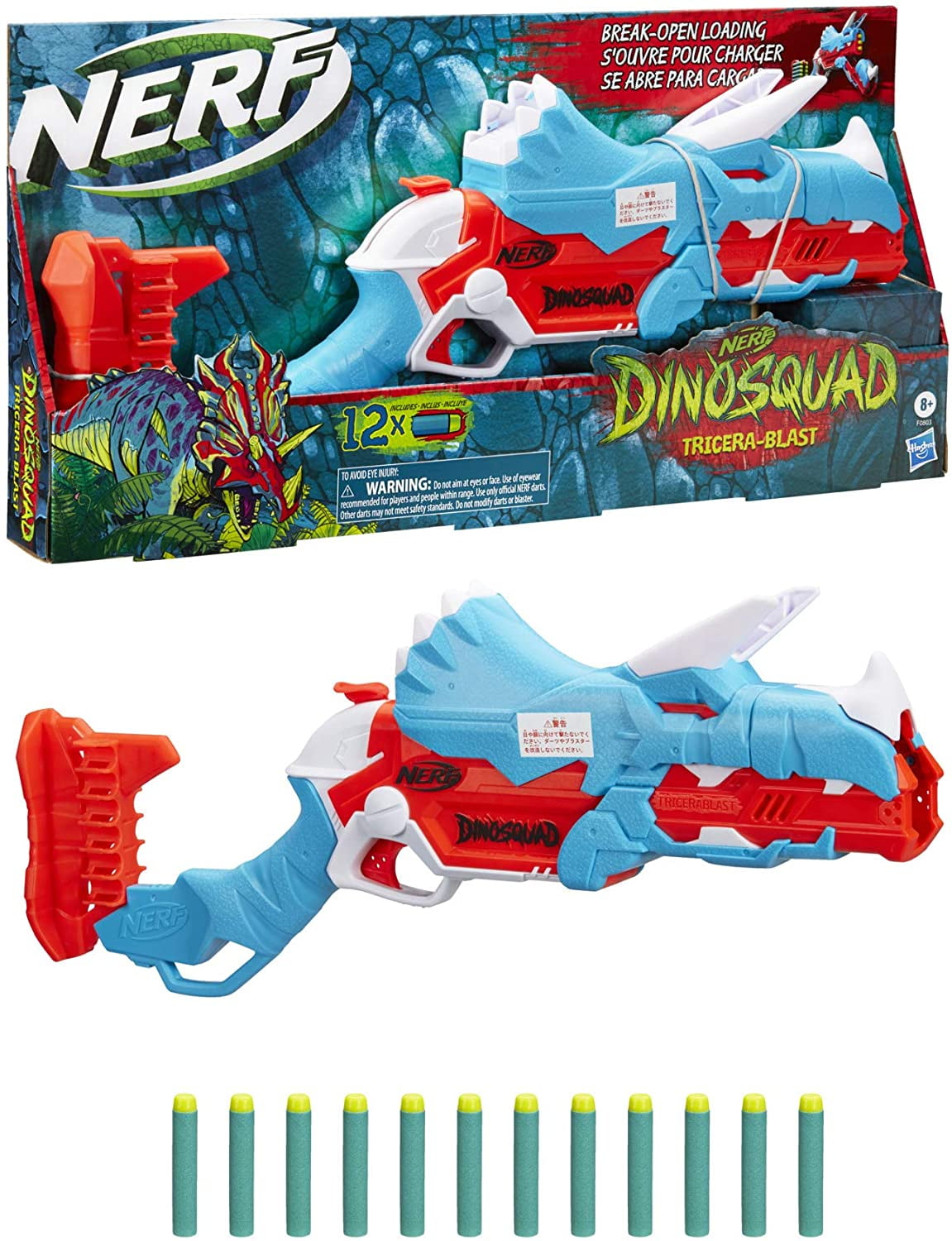 NERF TRICERA-BLAST - Dinosaur Gun! 