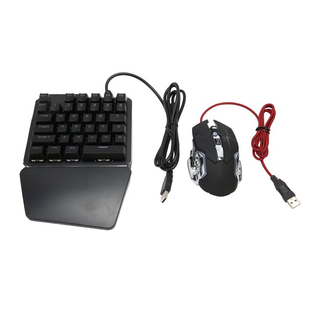 Conjunto de convertidor de ratón y teclado adaptador de juego móvil combinado con latencia inalámbrica con cable de alta precisión para teléfono ANGGREK Otros