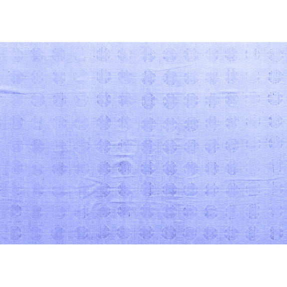 Ahgly Company Indoor Rectangle Abstract Blue Modern Area Rugs, 2' x 4'