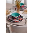 thumbnail image 5 of 222 Fifth Chintz 12-Piece Blue Porcelain Dinnerware Set with Gold Trim, 5 of 9