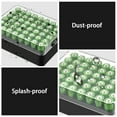 thumbnail image 6 of Battery Organizer Storage Case for 48pcs AA  Batteries, Battery Vault Box Container for Travelling/Home/Office (Black, Large), 6 of 7